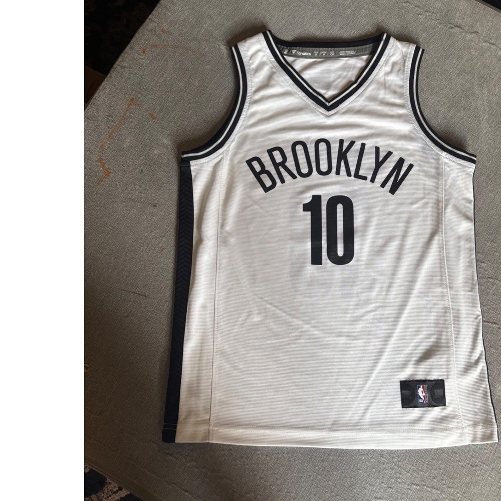 Ben Simmons Brooklyn Nets #10 Fanatics Youth Jersey NBA White Black Small‎
